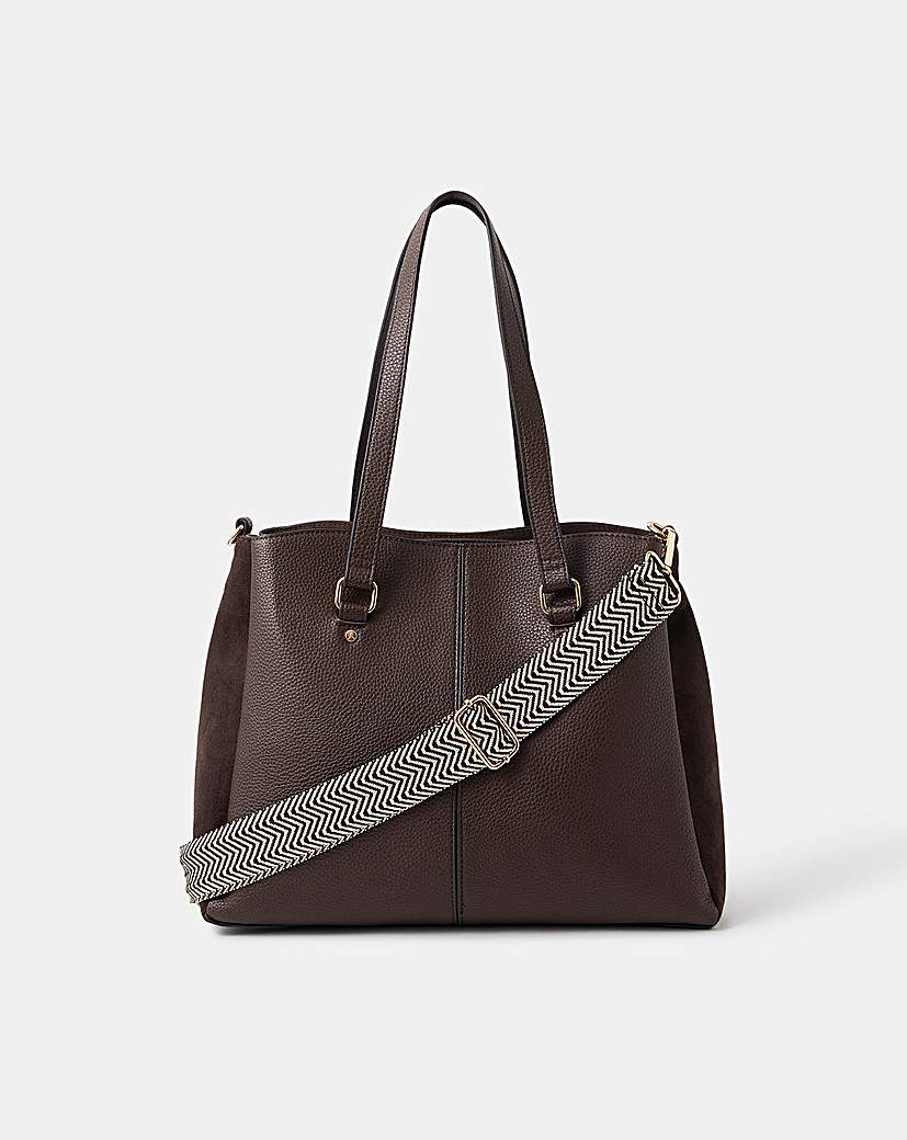 New In - Accessorize Webbing Faux Leather Bag