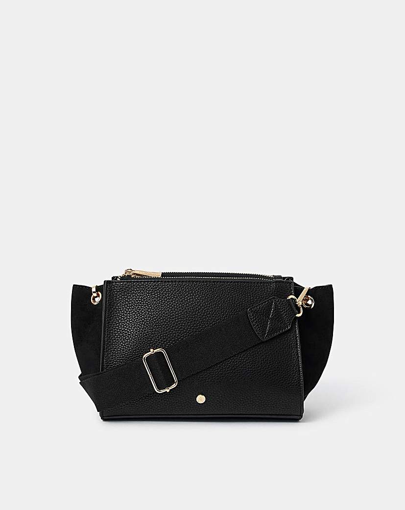 New In - Accessorize Double Zip Crossbody Bag