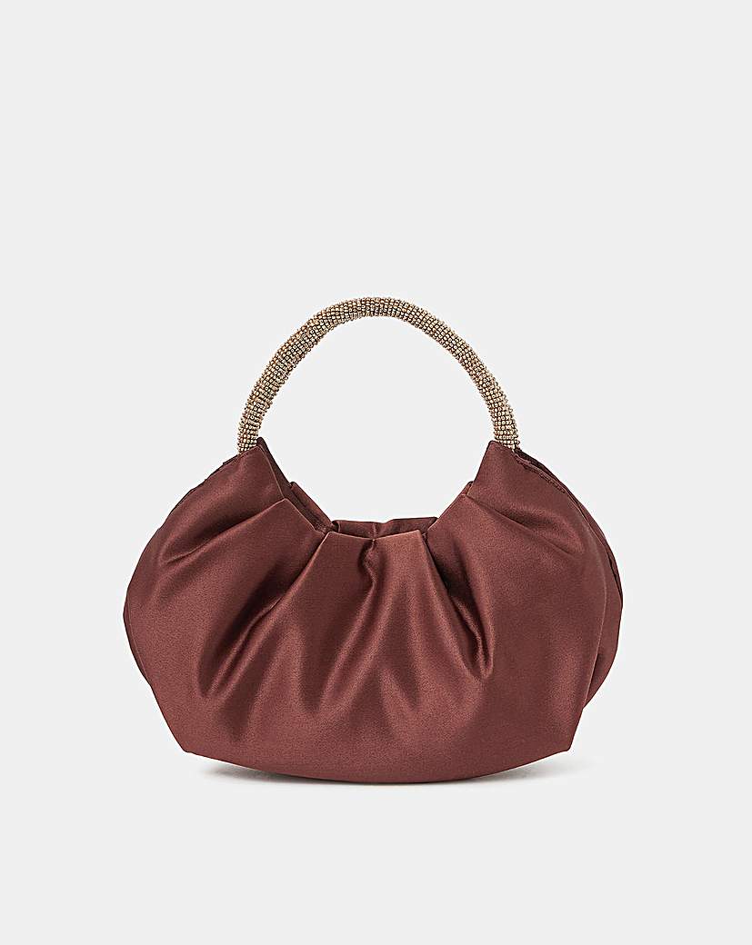 New In - Accessorize Mini Embellished Satin Bag
