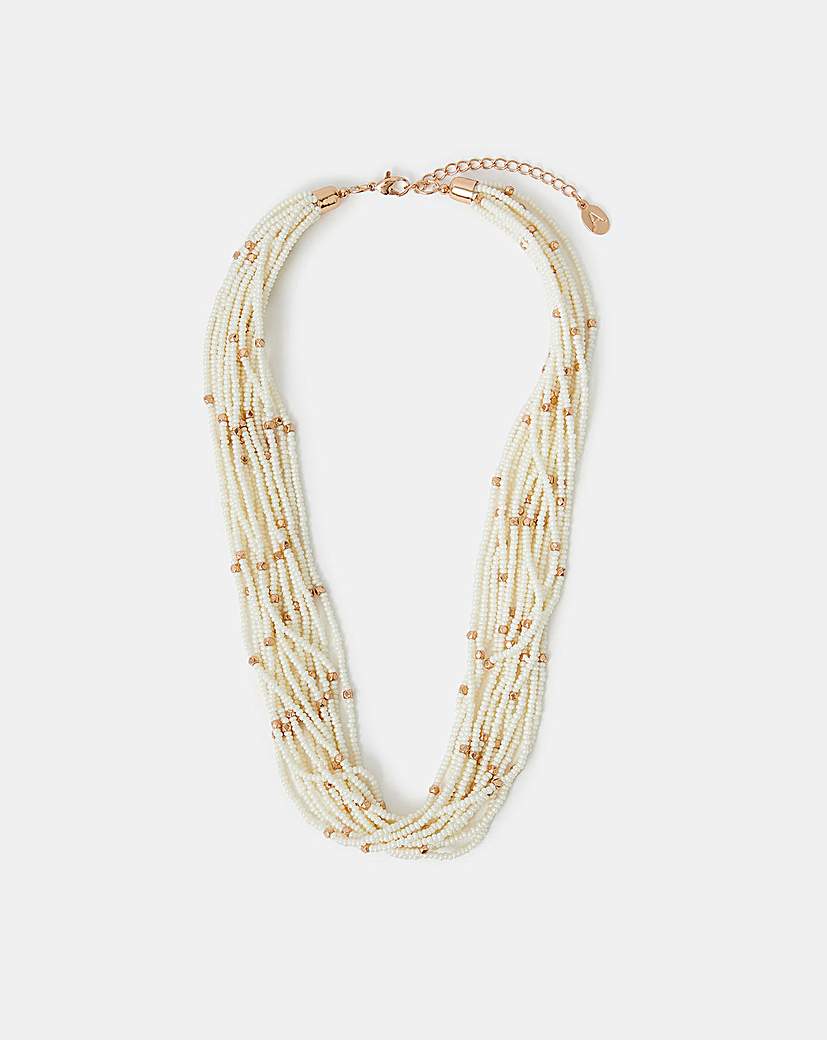 New In - Accessorize Bead Layered Necklace