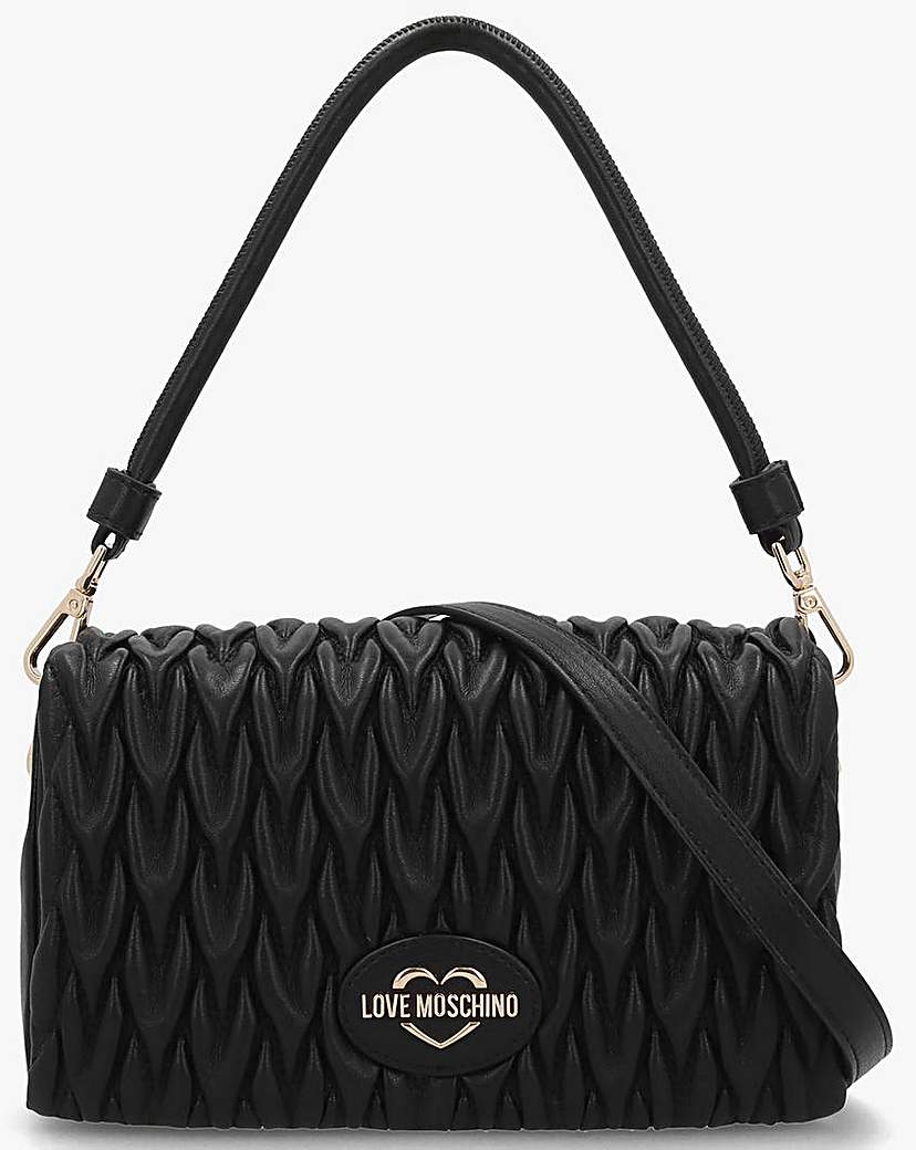 New In - Love Moschino Stretch Quilt Shoulder