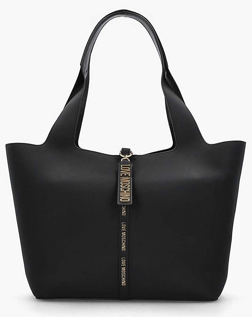 New In - Love Moschino Subtle Black Tote Bag