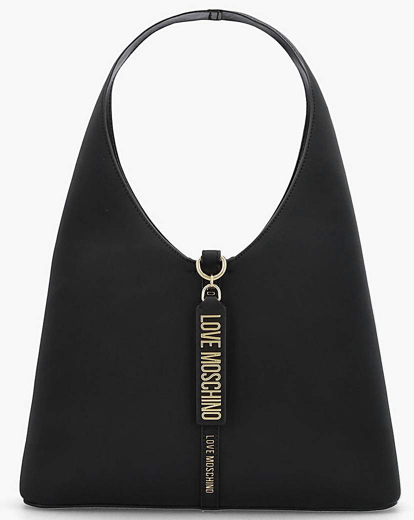 New In - Love Moschino Subtle Black Shoulder Bag