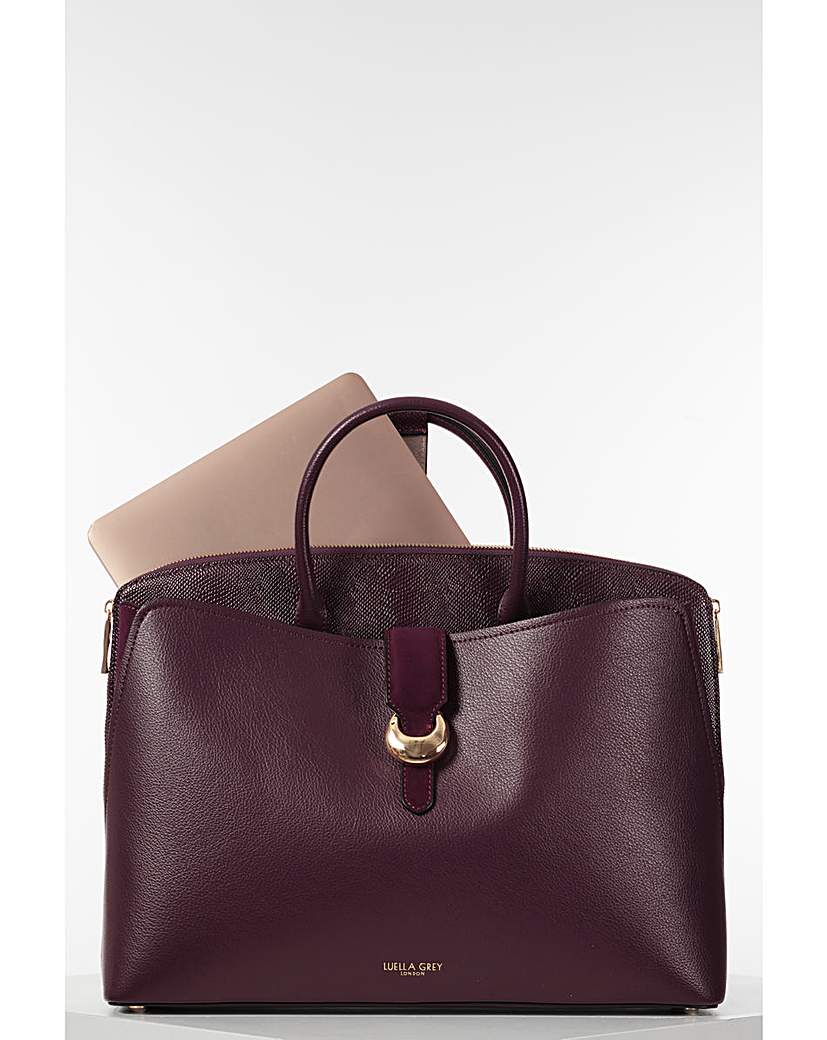New In - Luella Grey Carlotta Cherry Laptop Tote