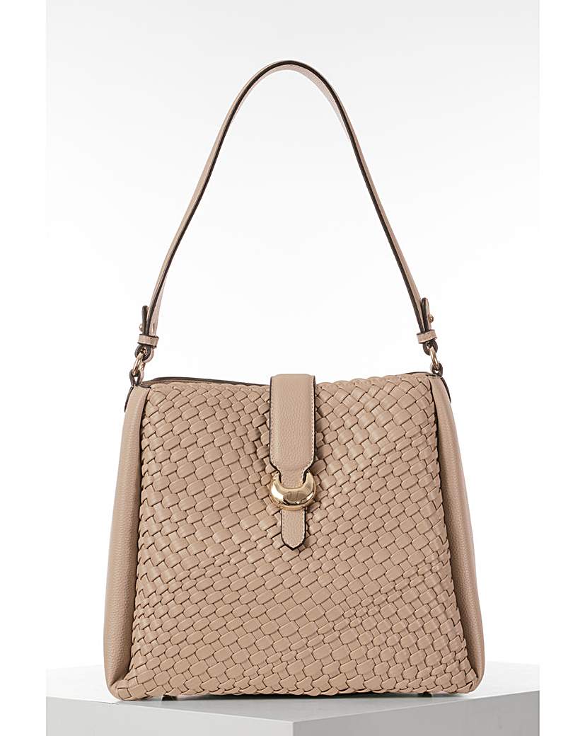 New In - Luella Grey Flora Mushroom Weave Hobo