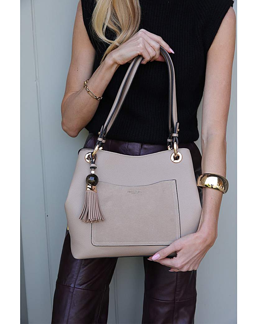 New In - Luella Grey Sienna Mushroom Hobo Tote