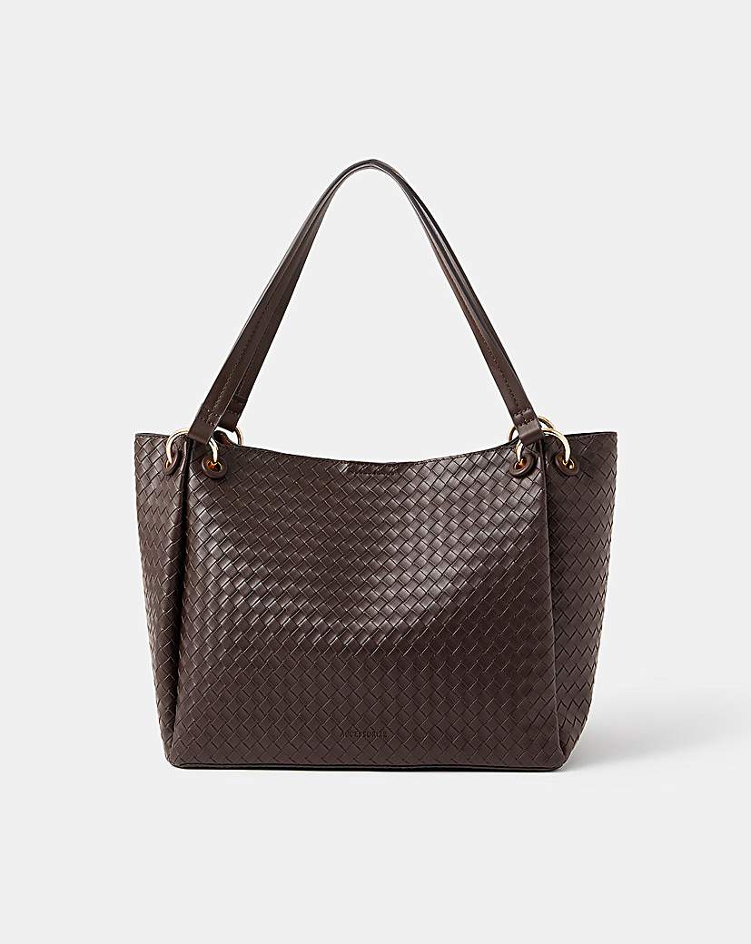 New In - Accessorize Woven Shoulder Bag