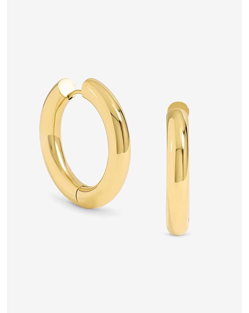Jon Richard Gold Large Chubby Hoops