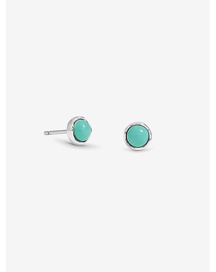 Simply Silver 925 Turquoise Studs