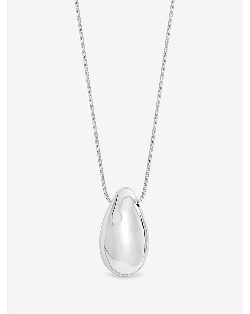 Jon Richard Silver Polished Pendant