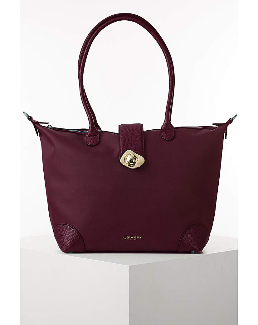 Luella Grey Lara Plum Laptop Tote