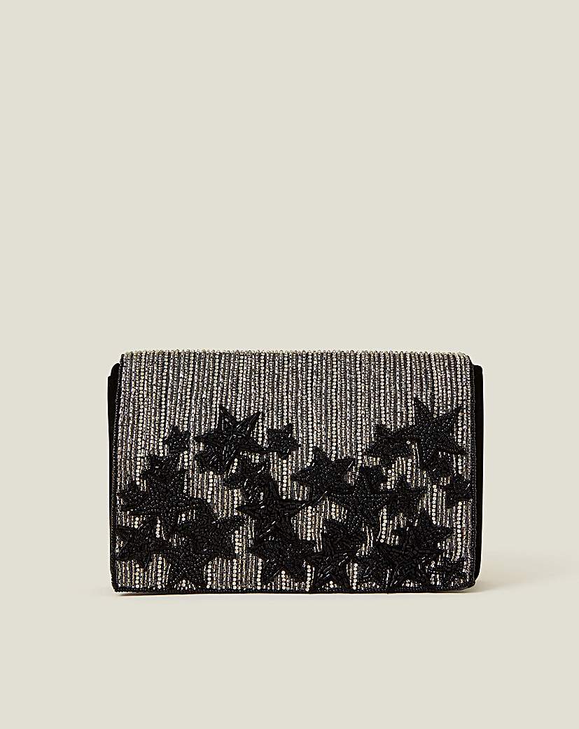 Accessorize Embellished Star Clutch Bag