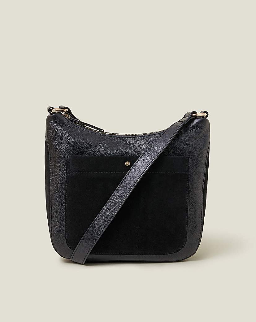 New In - Accessorize Leather Cross-Body Bag