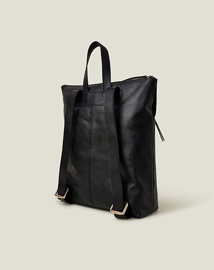 Accessorize Suede Leather Backpack