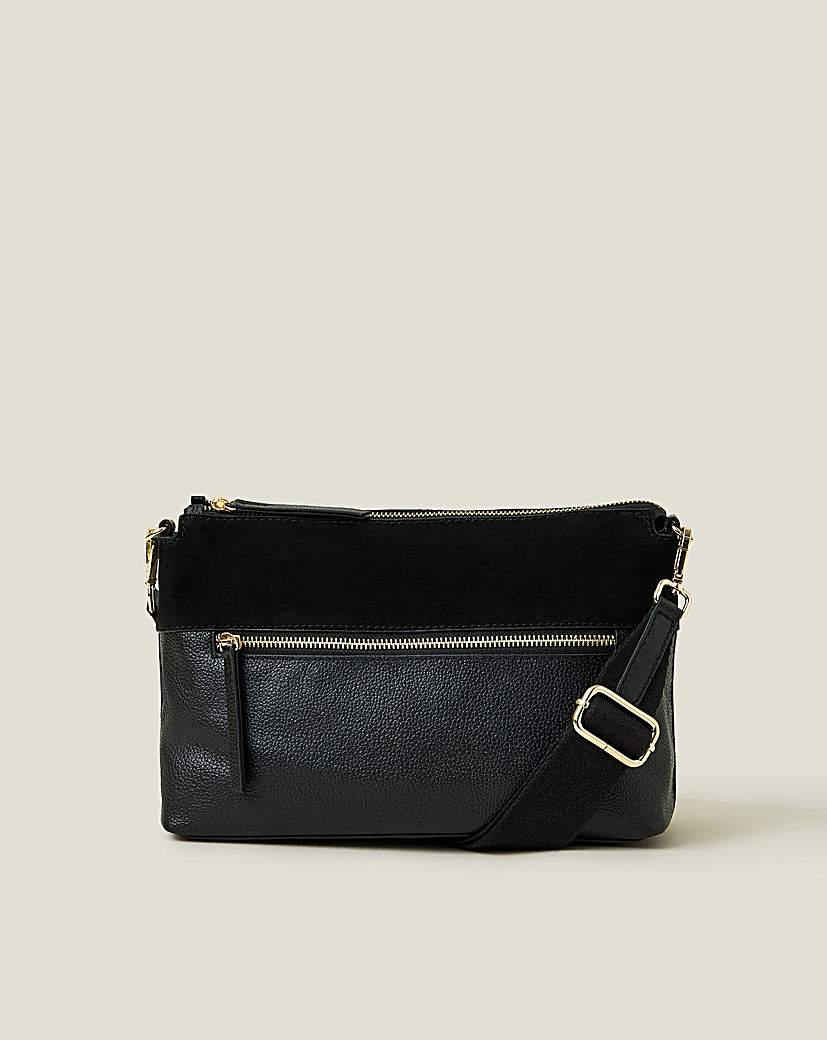 New In - Accessorize Leather Strap Cross-Body Bag