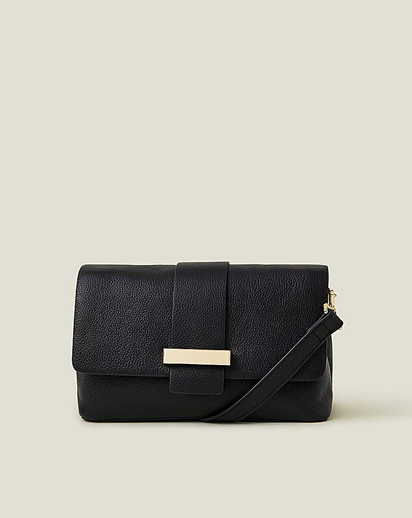 New In - Accessorize Leather Cross-Body Bag