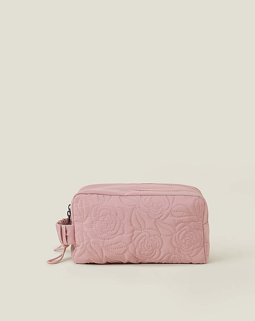 New In - Accessorize Floral Quilted Make Up Bag