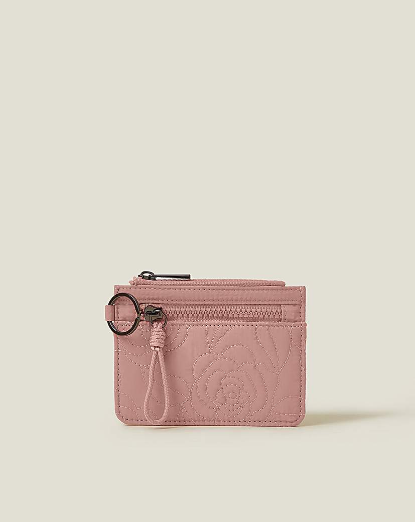 New In - Accessorize Quilted Nylon Card Holder