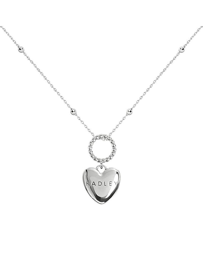 New In - Radley Silver Plated Heart Necklace