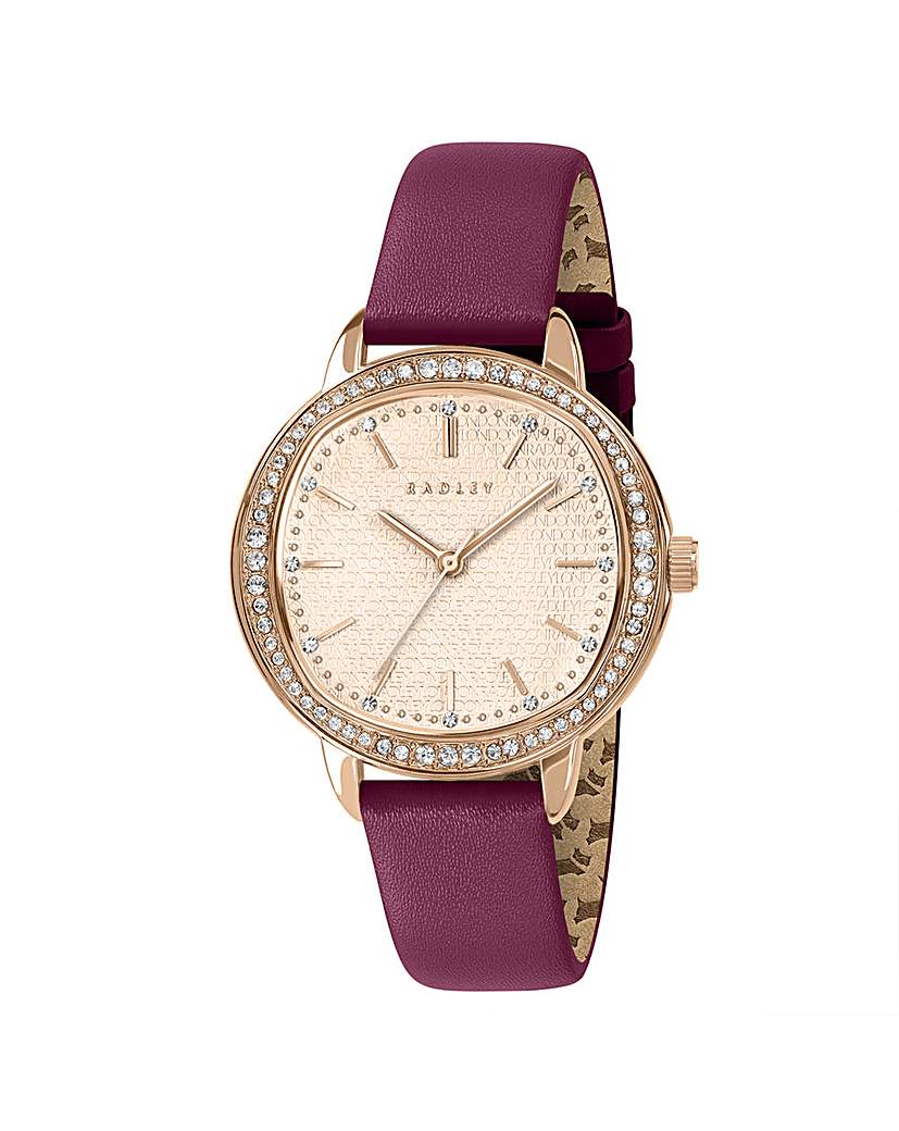 New In - Radley Rose Gold Plated Red Berry Watch