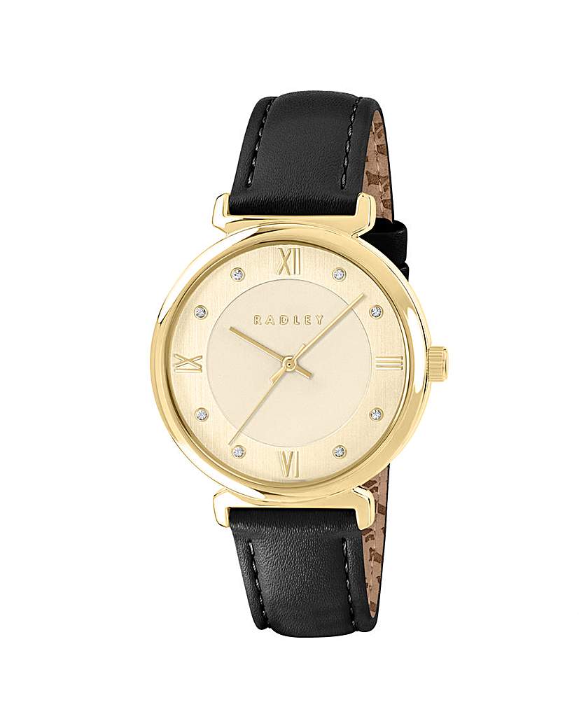 New In - Radley Gold Plated T-bar Black Watch