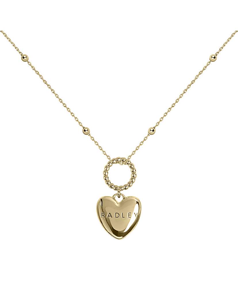 Radley 18ct Gold Plated Heart Necklace