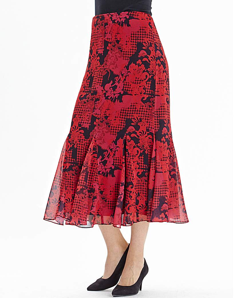 Nightingales Print Skirt | Zoompoint