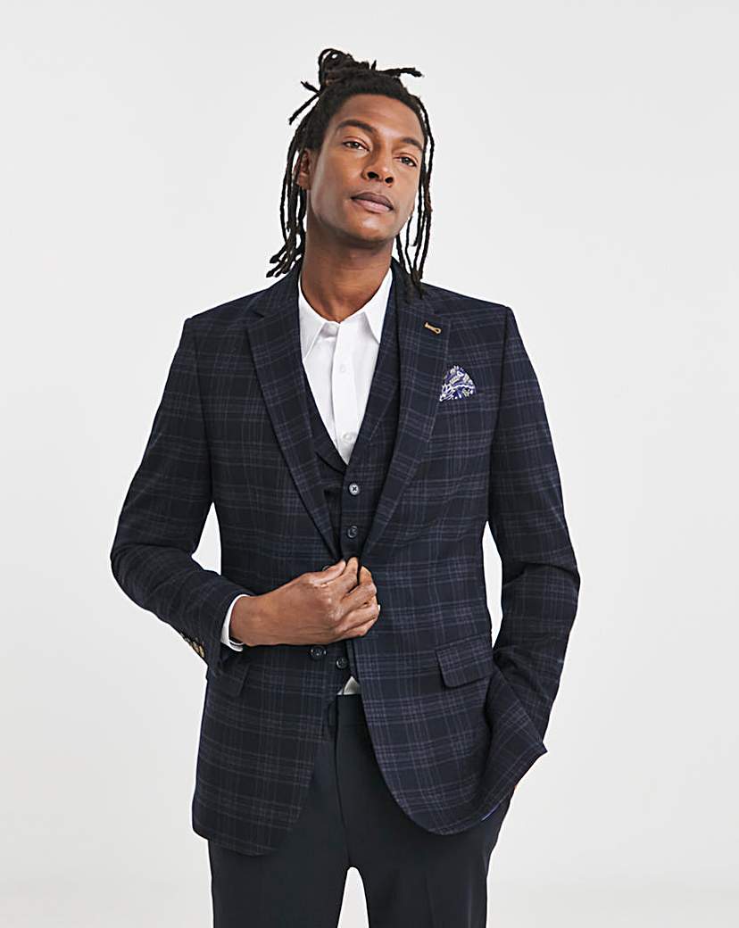 Joe Browns Navy Check Jacket