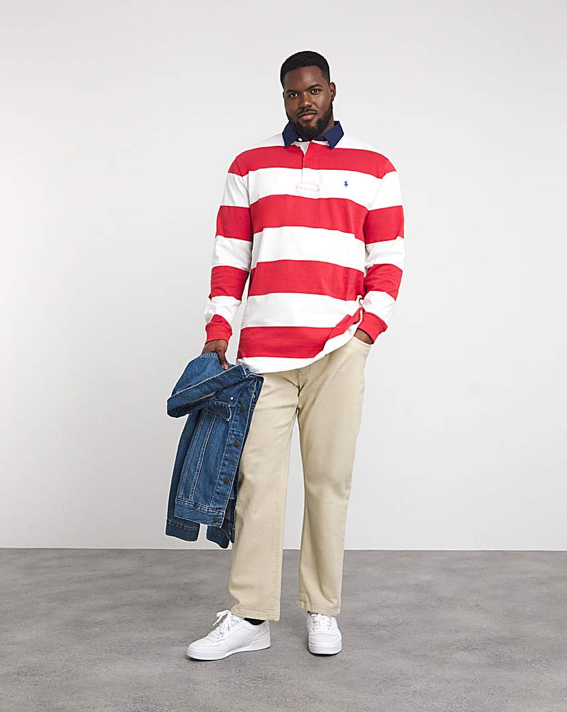 Polo Ralph Lauren Red Striped Rugby