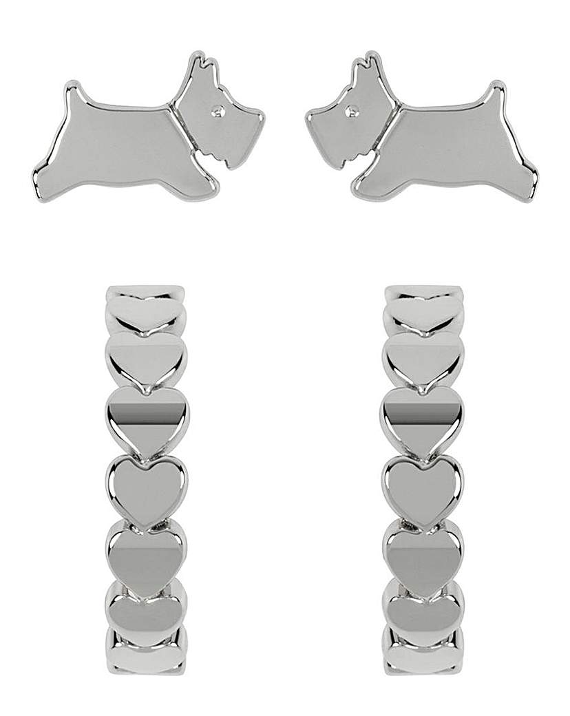 Radley Leaping Dog Twin Pack Earrings