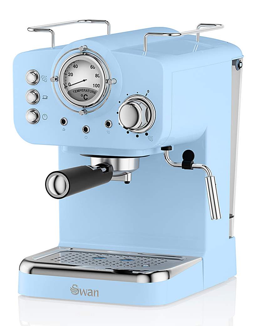 Swan Blue Espresso Coffee Machine