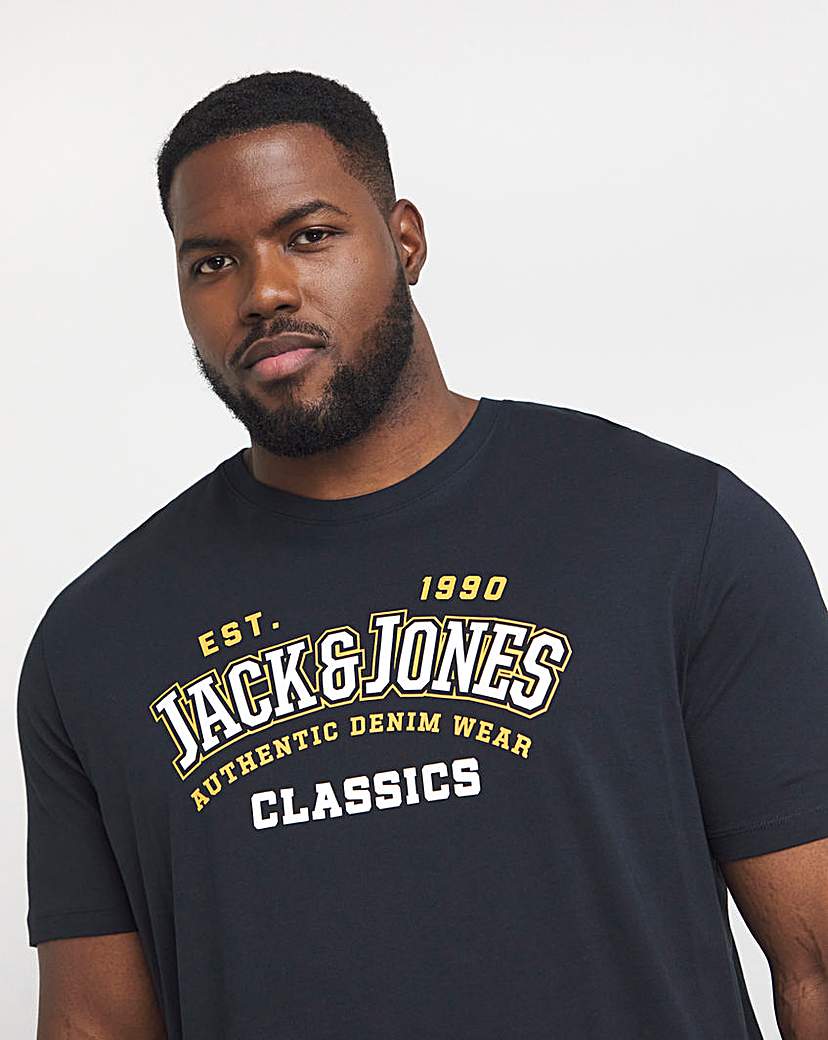 jack & jones logo t-shirt