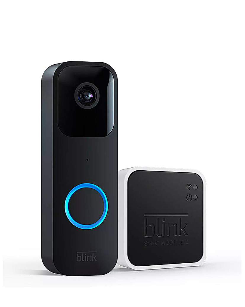 Blink Vid Doorbell w Sync Module 2 Black