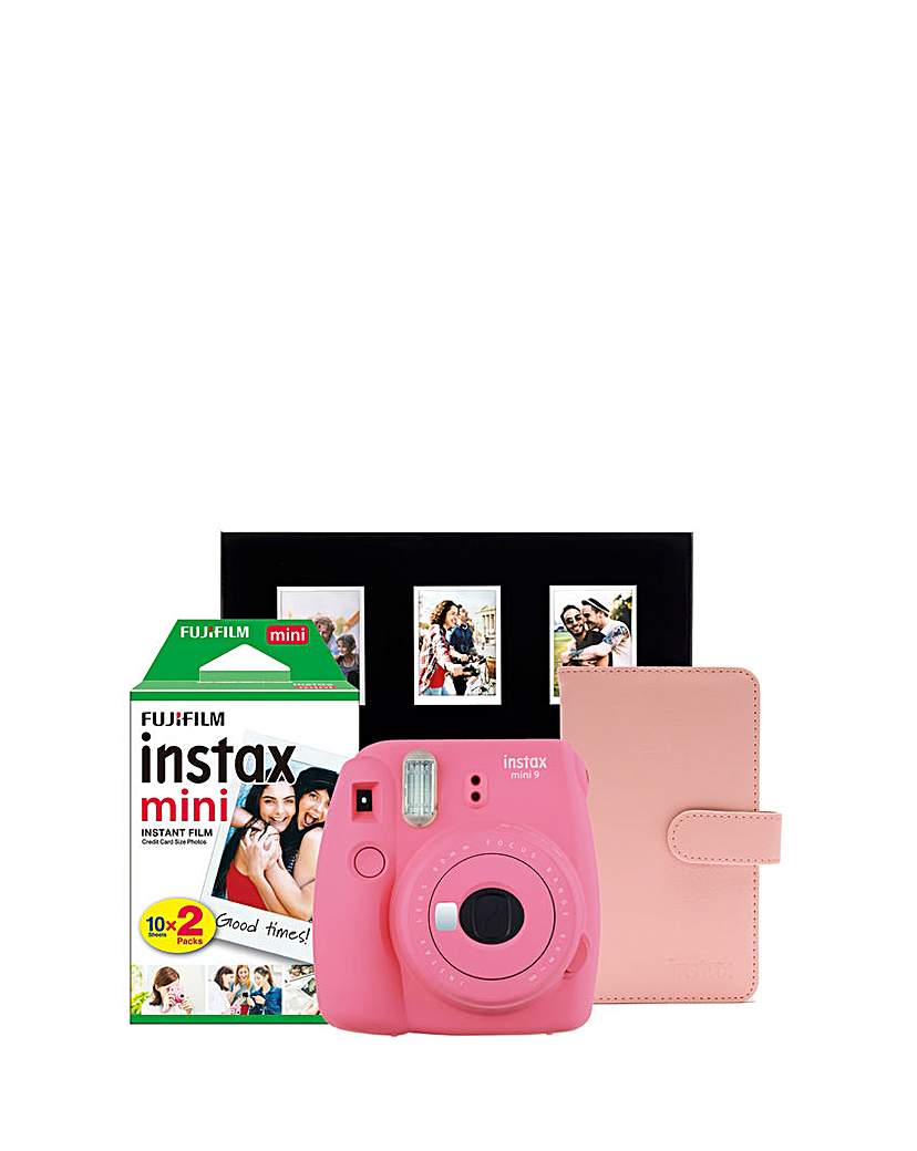 New In - Fujifilm Instax Mini 9 Camera bundle - Pink