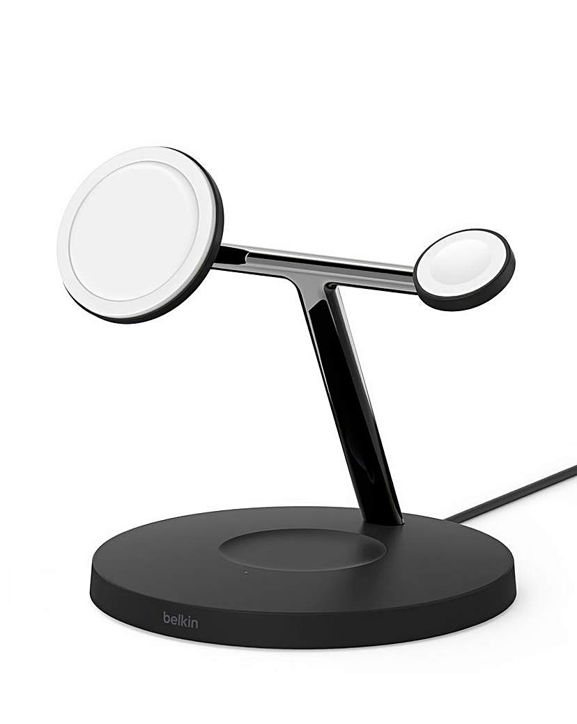 New In - Belkin 3-in-1 Wireless Charger Black