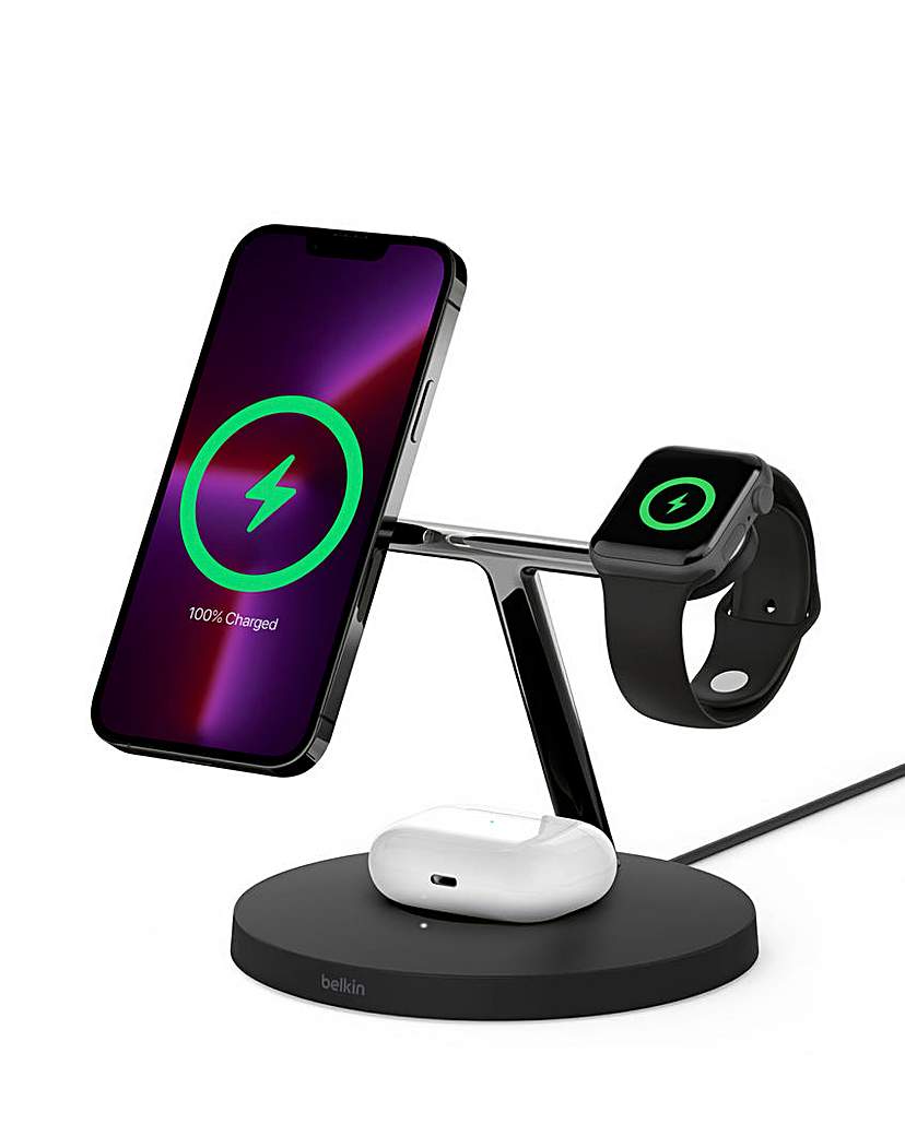 Belkin 3-in-1 Wireless Charger Black