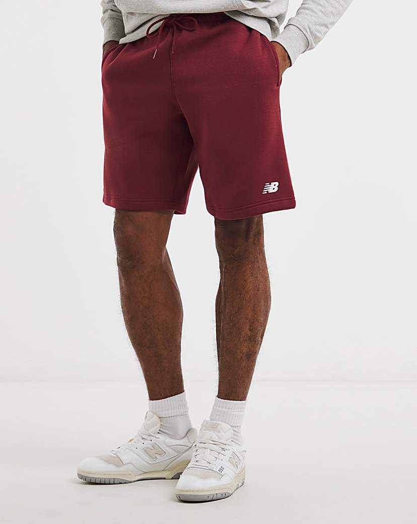 New Balance Fleece 9 Shorts Burgundy New …