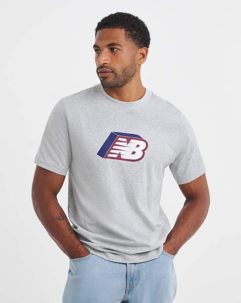New In - New Balance Cubed Logo T-Shirt