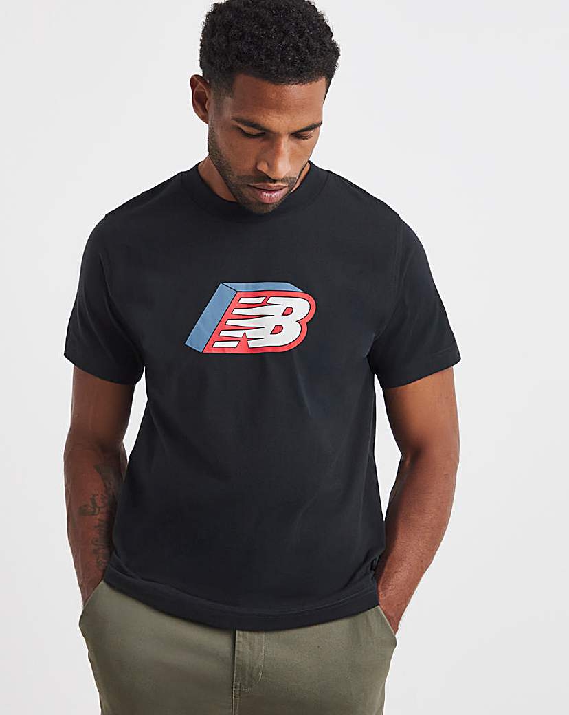 New In - New Balance Cubed Logo T-Shirt
