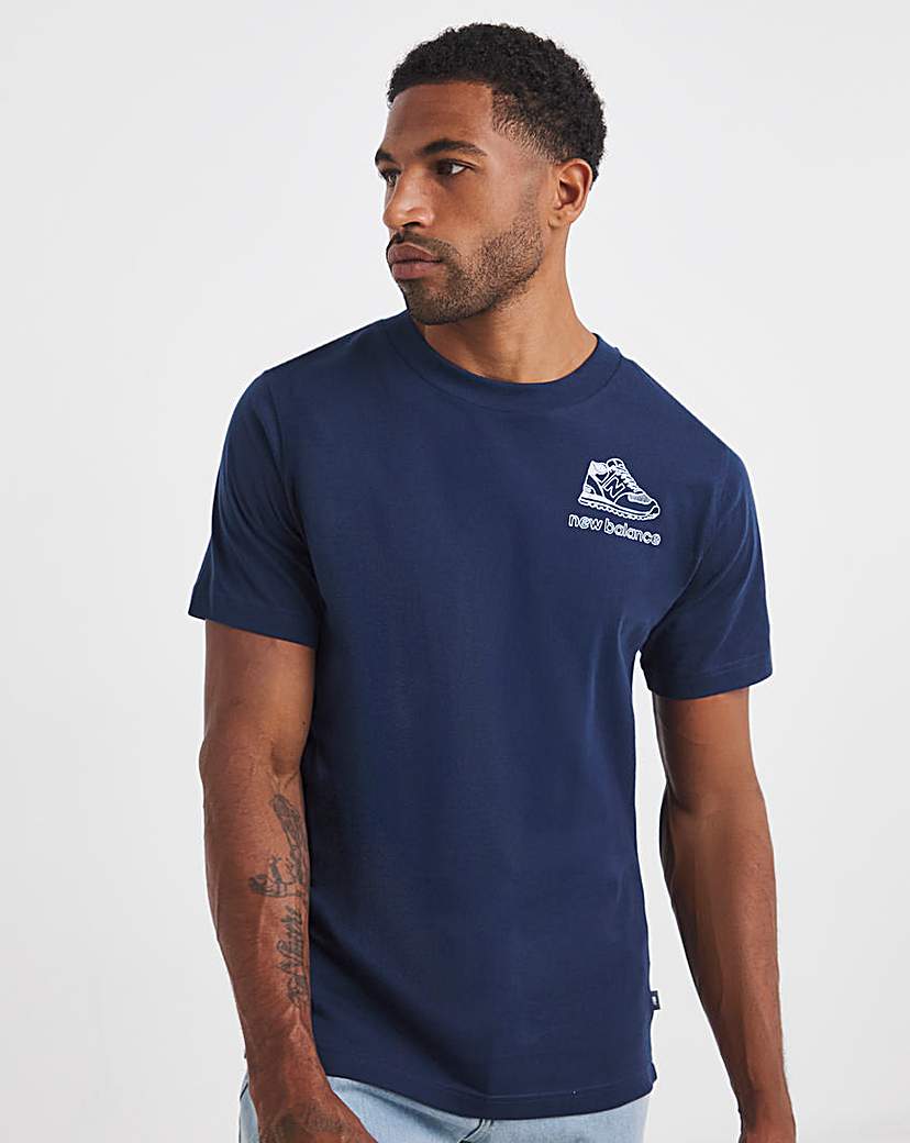 New In - New Balance 574 Sketch T-Shirt