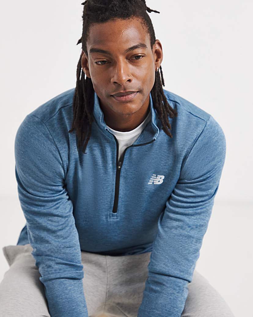 New Balance 14 Zip Tech Top Blue …