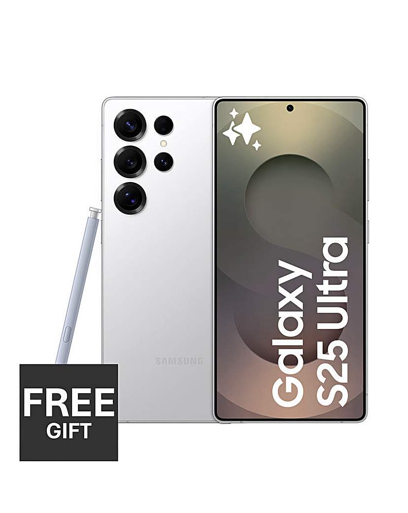 Samsung Galaxy S25 Ultra シルバー 本体　1TB Samsung Galaxy S25 Ultra 1TB - Titanium Silver | JD Williams