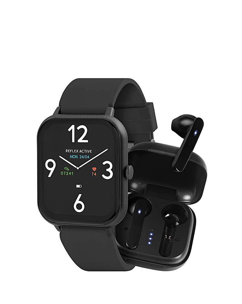 New In - Series 17 Black Smart Watch + Earbud Set