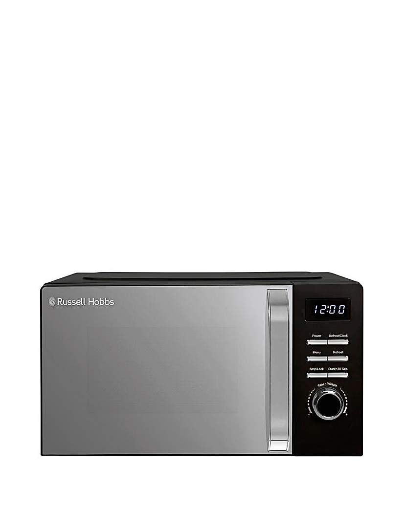 New In - Russell Hobbs Black Digital Microwave