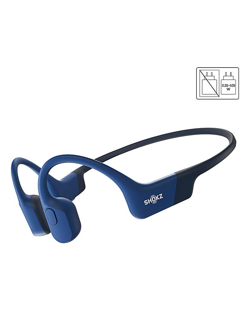 New In - Shokz OpenRun BC OpenEar Headphones Blue