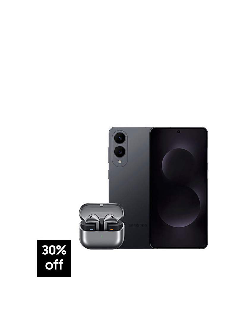 S25 Edge 256GB Bl & Buds3 Silver