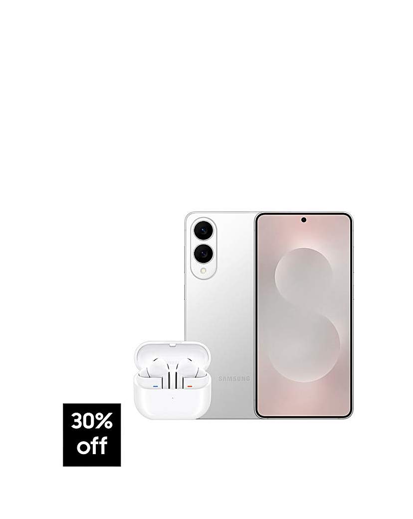 S25 Edge 256GB Sil & Buds3 White