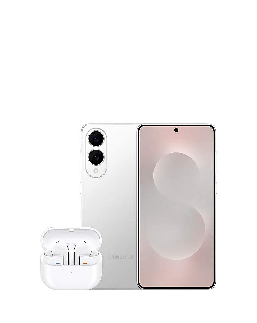 S25 Edge 256GB Sil & Buds3 White