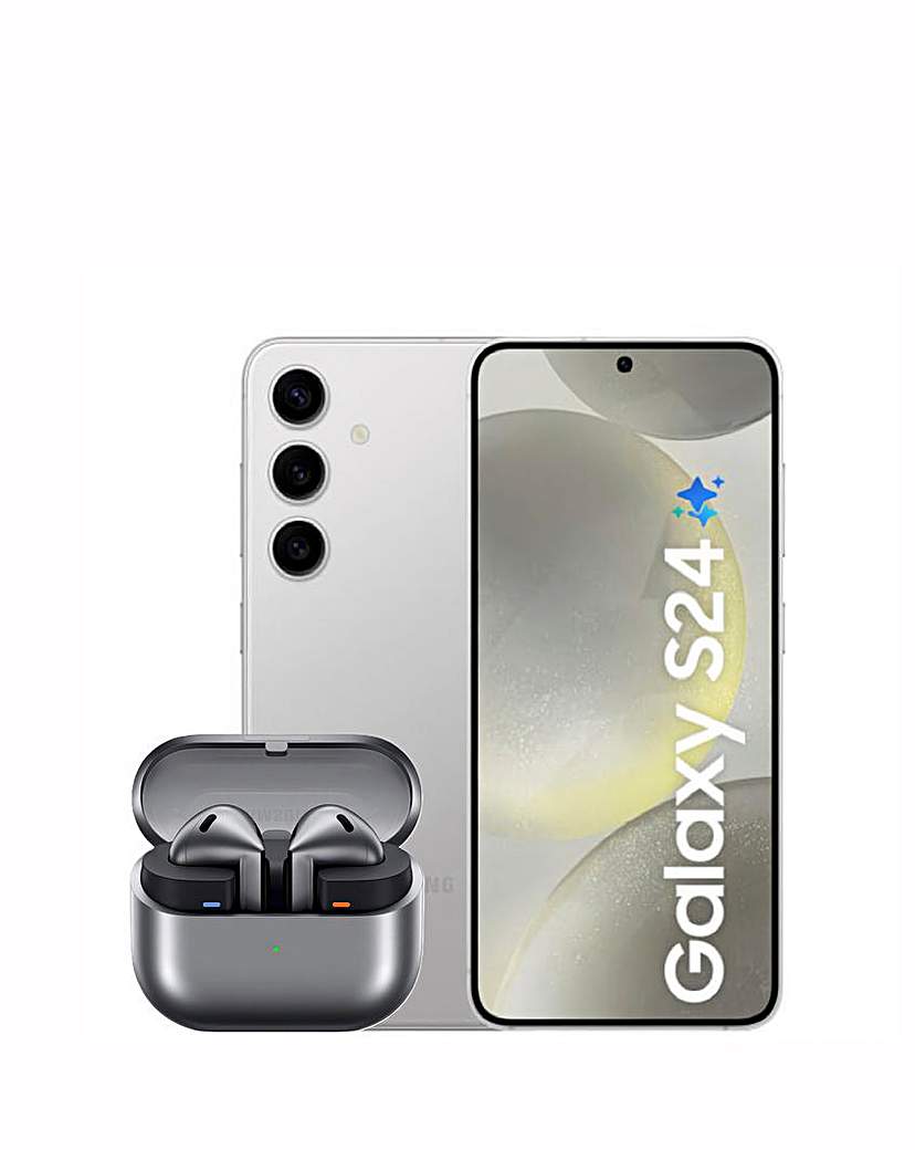New In - Samsung S24 256GB Gray & Buds3 Silver
