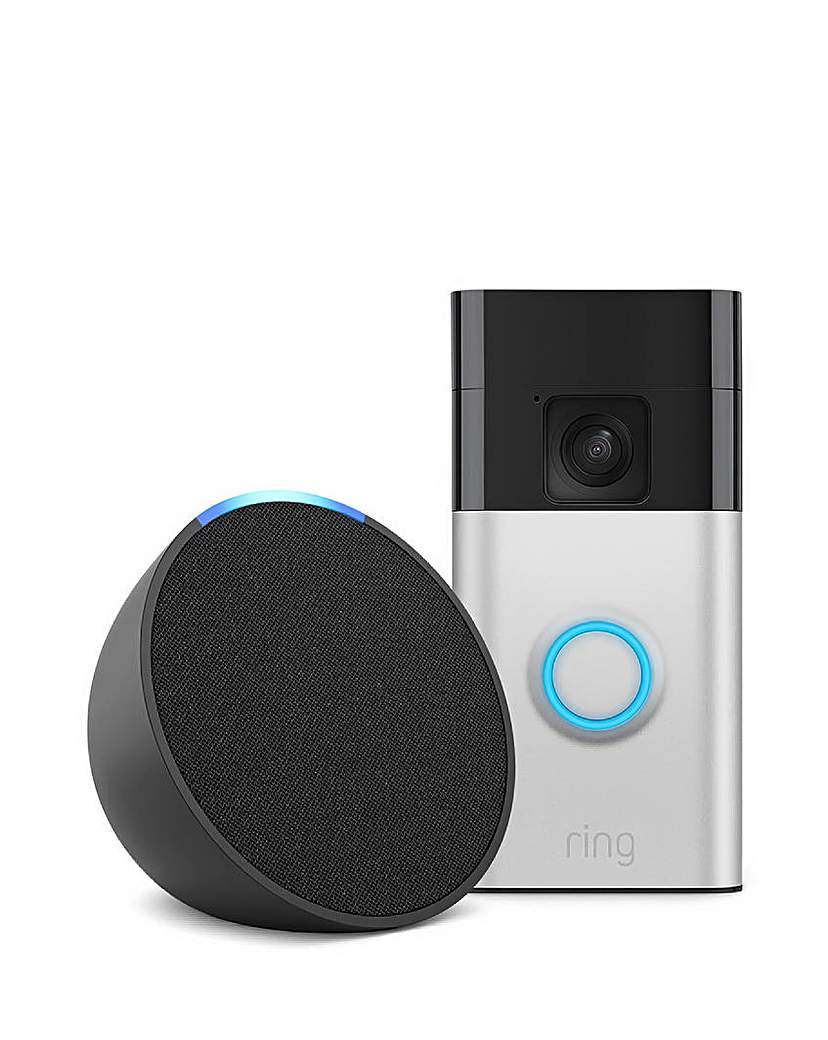 New In - Echo Pop Speaker & Ring Video Doorbell